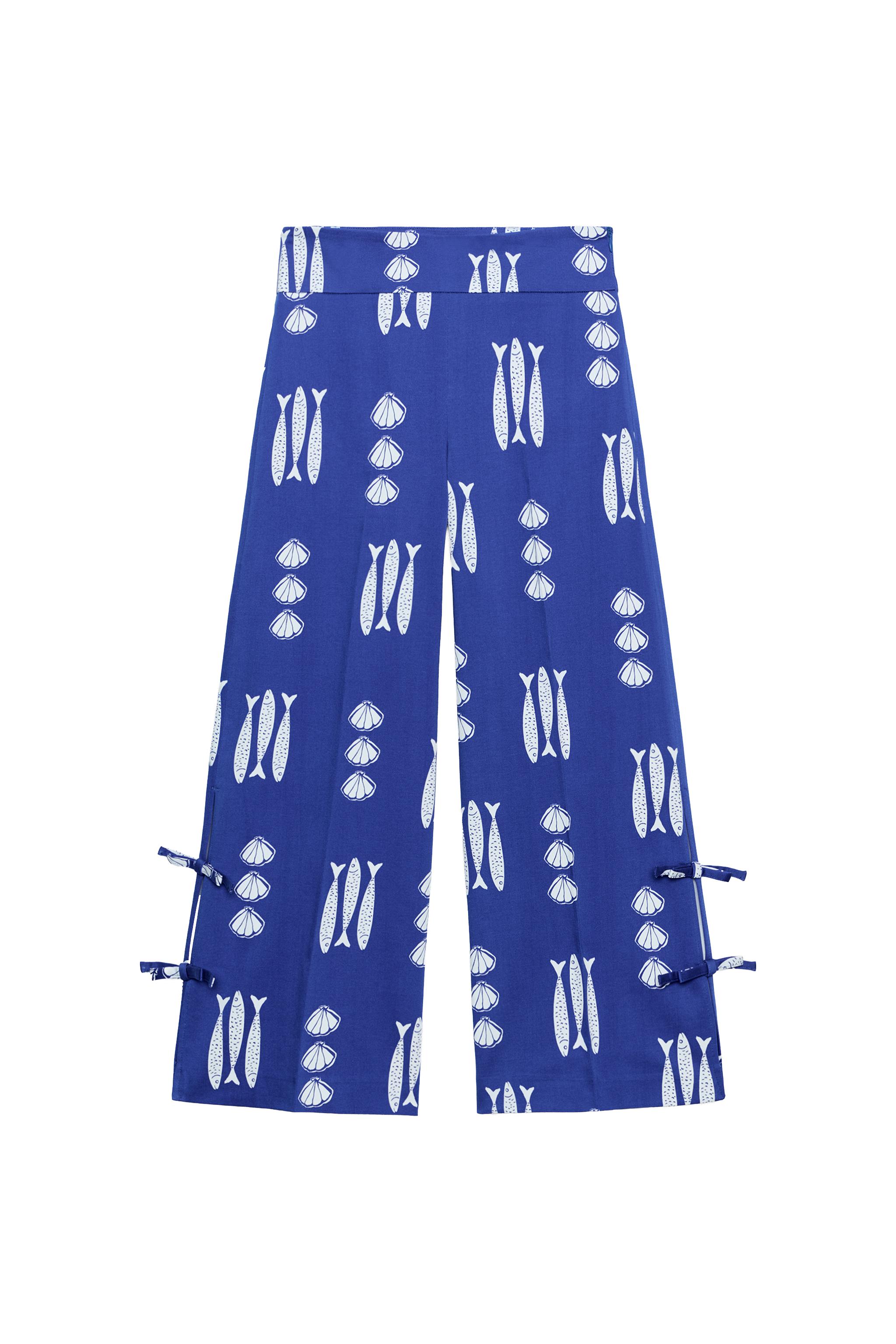 PRINTED TIE CULOTTES